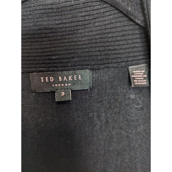 Ted Baker London Kristo Black Waterfall Cardigan - Picture 8 of 11